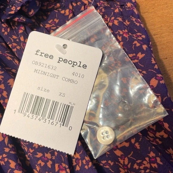 FREE PEOPLE one fine day floral babydoll - Picture 9 of 10